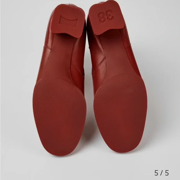 Camper “Katie” Red Ankle Boots - Picture 10 of 12